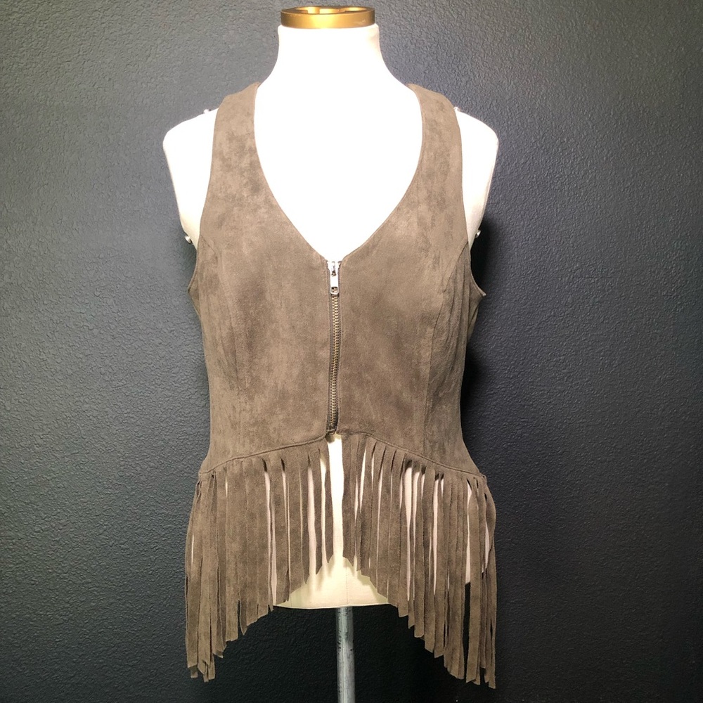 Green Suede Vest